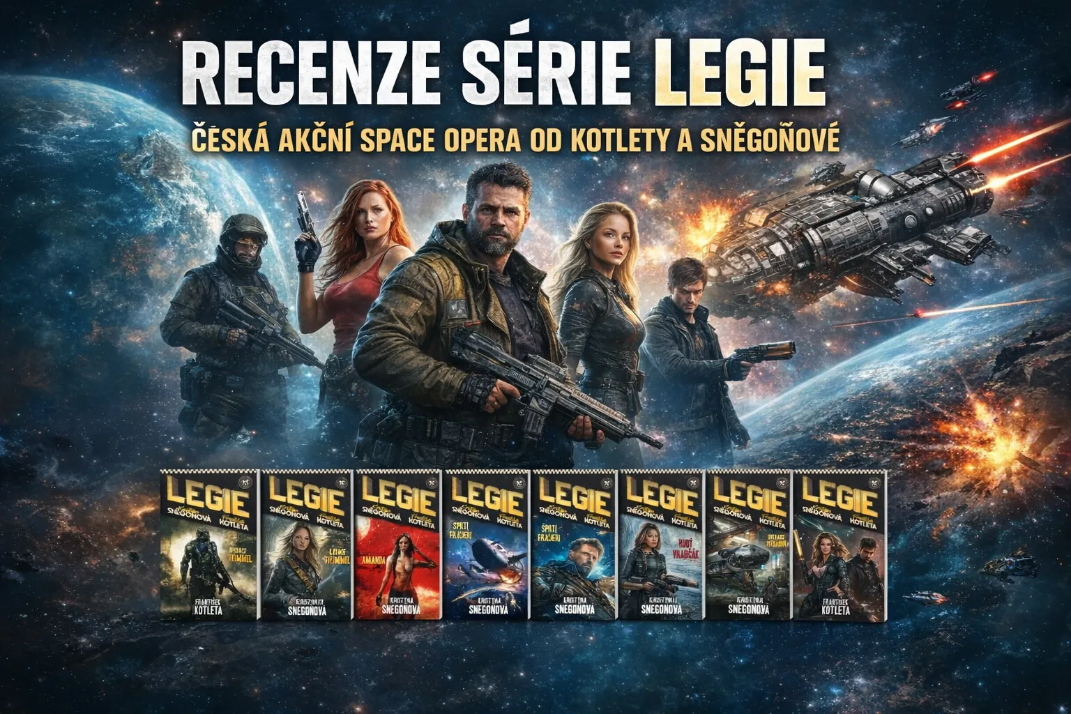 Recenze série LEGIE: Když se Bruntál vydá do vesmíru, emzáci brečí (a my řveme smíchy)